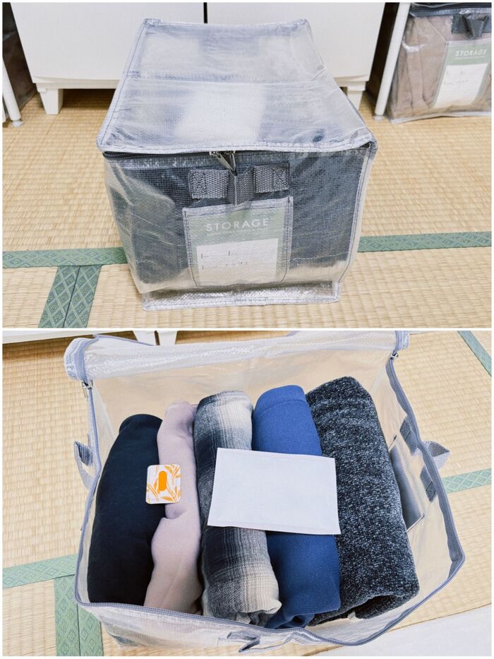 クリア収納ボックス