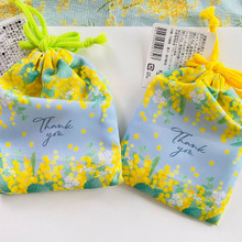 ミモザ柄の素敵な贈り物に!感謝