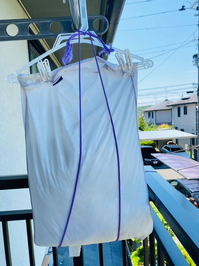 洗いたくなる枕!洗濯表示に気をつけて