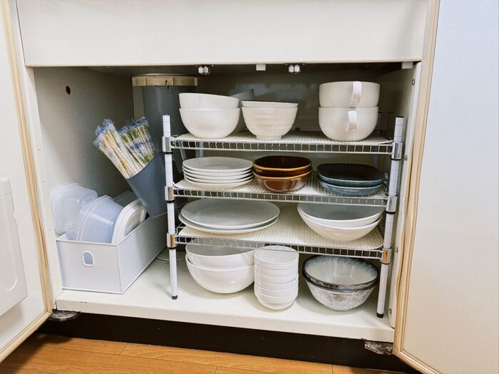 食器棚なしの食器収納、どうしてる?