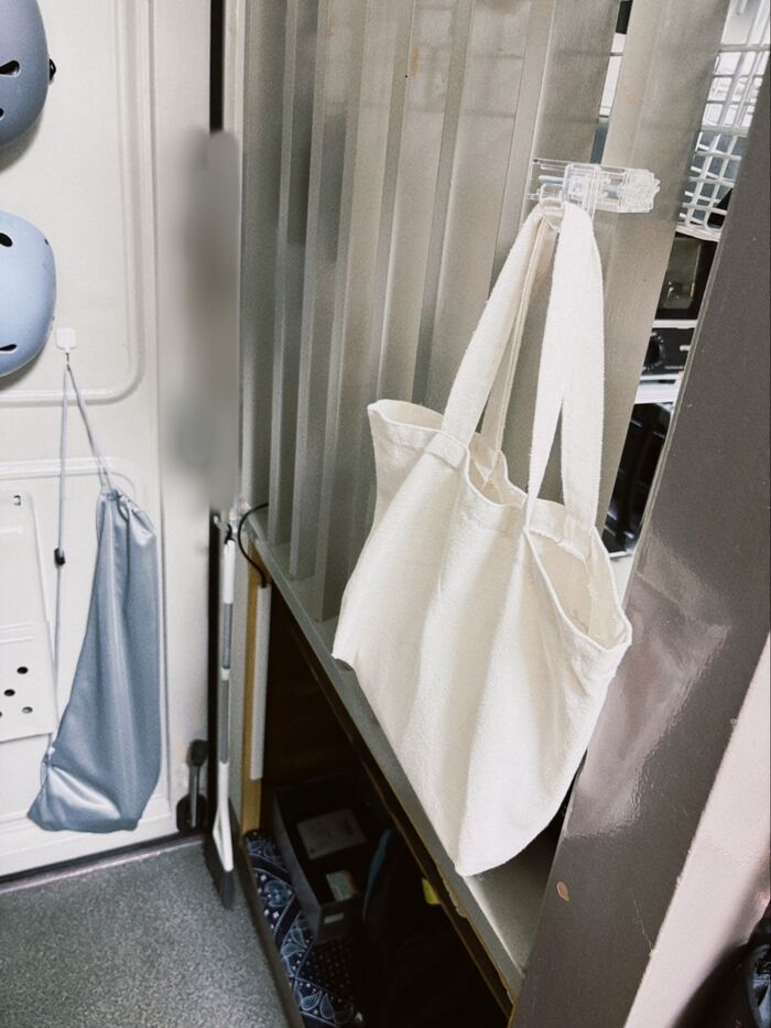 受診セットも玄関に