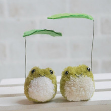 【作り方動画】毛糸で作るカエル