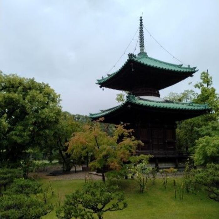 雨の藤田美術館