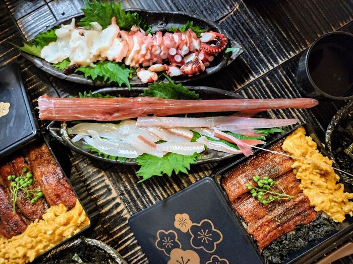 顔が長いよー!ふわっと食感のヤガラアラ汁!ぷりっと食感ヤガラ刺身!
