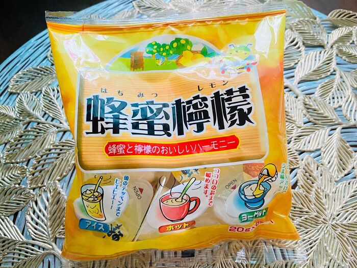 いつでも気軽に摂れる蜂蜜檸檬!疲労回復をサポート!
