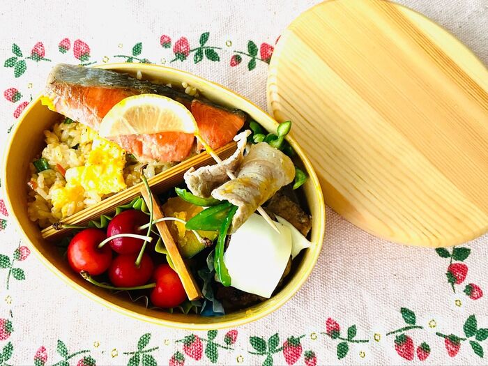 元気が出る!甘辛ピビンパ風まぜご飯弁当