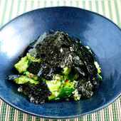 【きゅうりのピリ辛和え】便利な野菜だし使用!