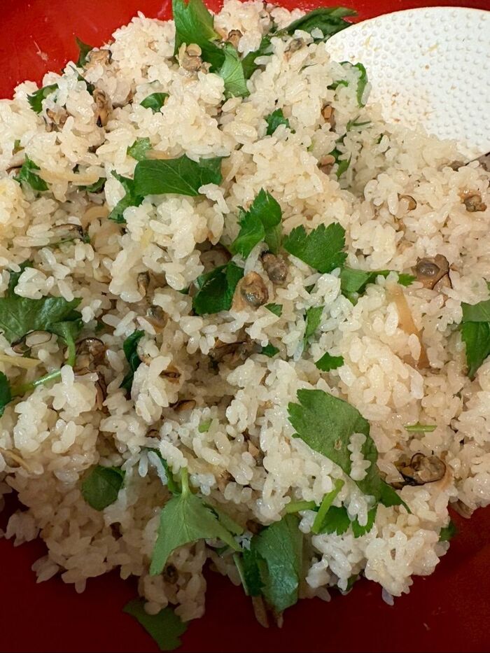 シジミの佃煮炊き込みご飯!