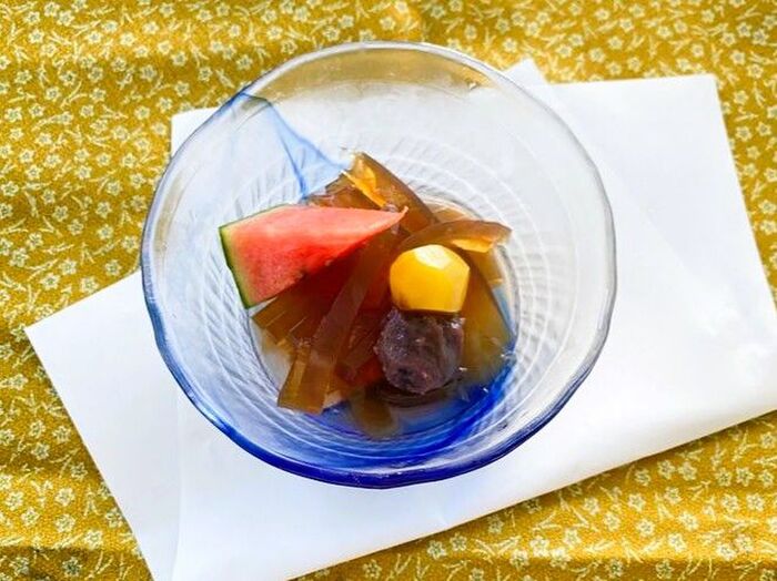 夏のデザート!ところてん突きがなくても大丈夫!スイーツ感覚で作るアールグレイ香るところてん