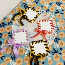 牛乳パックと余った毛糸で!可愛いコースター