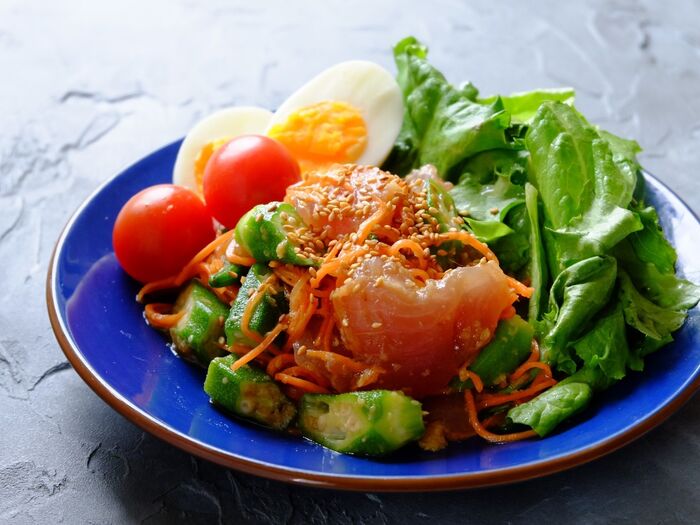 盛り付けて、できあがり