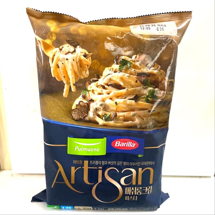 韓国イタリアンが新しい!まるでお店の味「アルチザン きのこクリームパスタ」