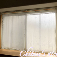 何気に値が張るカーテンですが『セリア』に行ったら220円で願いが叶っちゃった