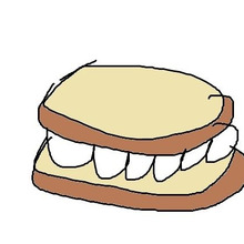 挟むのが無いサンドイッチ