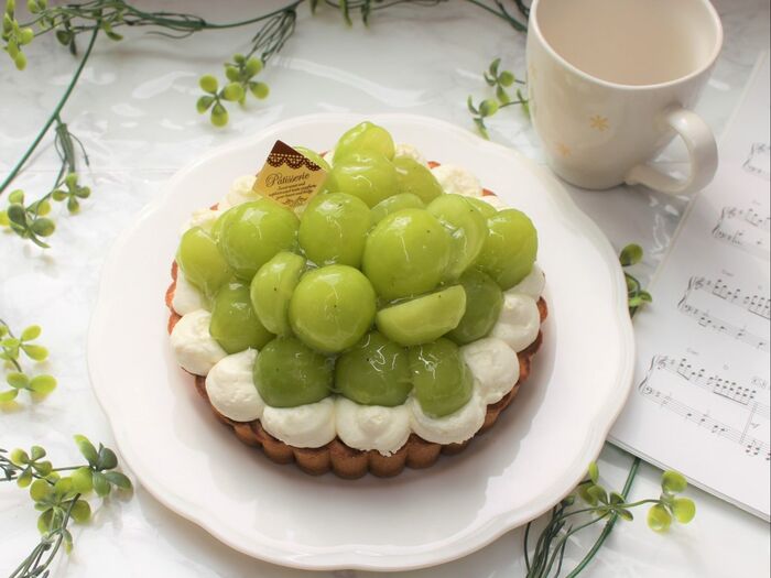 シャインマスカットのタルト