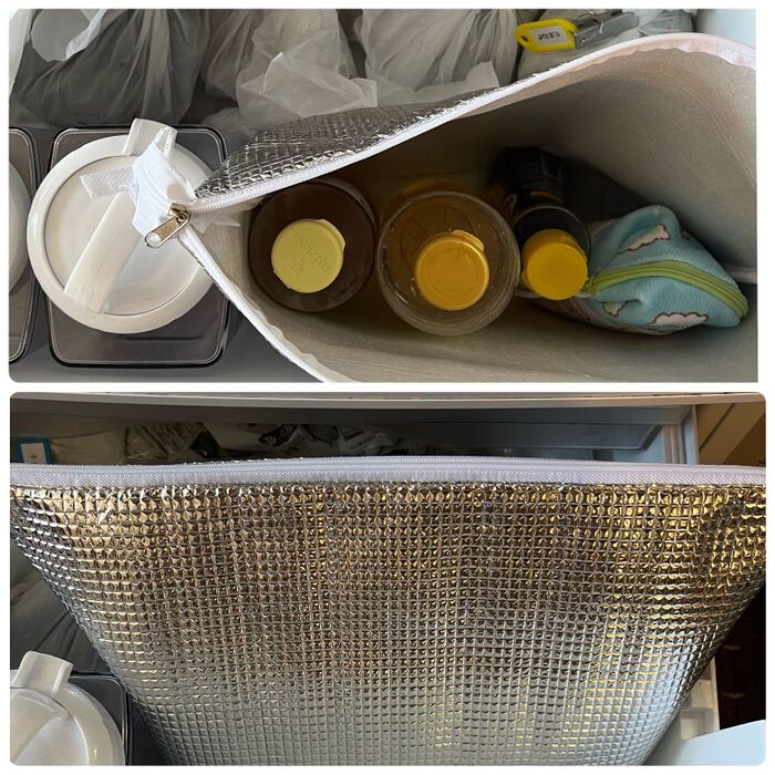 保冷袋でガードしてみましたが、またまた失敗!