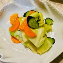 ホエーで浅漬け