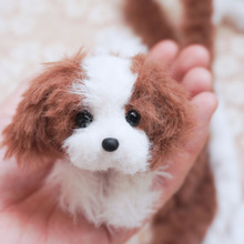 【手芸動画】ダイソーのふわふわモールで作るキャバリアの作り方