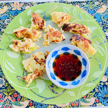 卵なし!ホエーとしらすでふわふわチヂミ