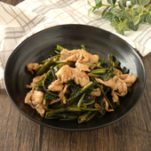 ご飯がモリモリ食べられる!「豚肉と空芯菜のマヨしょう油炒め」