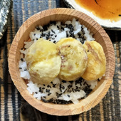 即席!簡単!栗ご飯!栗おこわのようなもちもち食感!