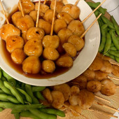 大人の〈お月見団子〉作りました!