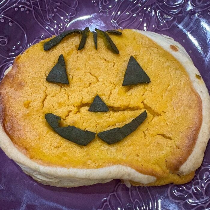 かぼちゃのチーズケーキでオーランタン!