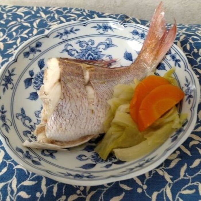 天然魚クエスト 鯛の姿蒸し