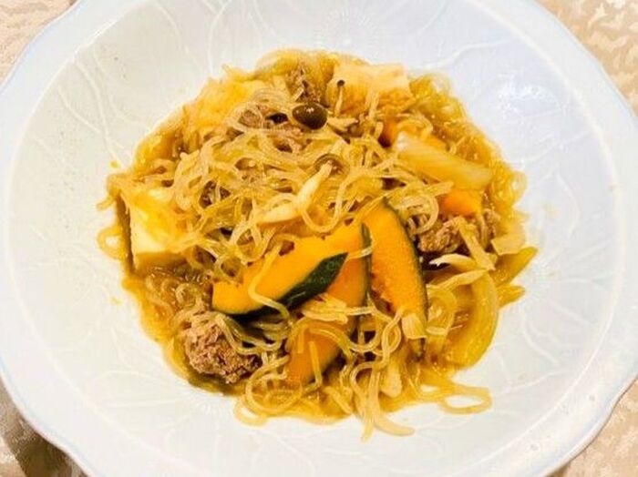 味付けは3つ!ご飯がすすむ「肉かぼちゃ」