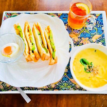 面倒な工程を省いても!美味しい「かぼちゃスープ」寒い朝にはおすすめ〜