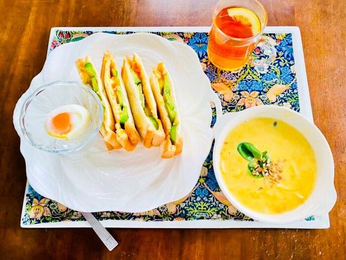 面倒な工程を省いても!美味しい「かぼちゃスープ」寒い朝にはおすすめ〜