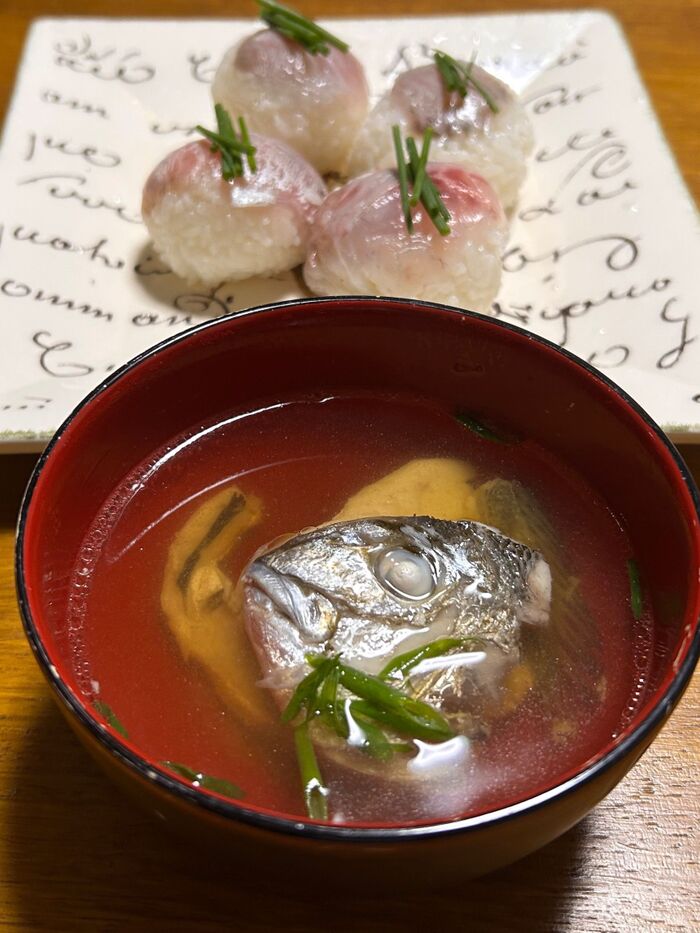 ご近所で天然魚クエスト!ヘダイとイサキで料理する!手毬寿司・汁・フライ・バーガー・煮魚!料理楽しい