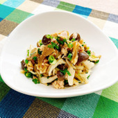 【しめじとツナのザーサイ和え】便利な野菜だし使用!