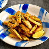 【チキンとれんこんスティック】便利な野菜だし使用!