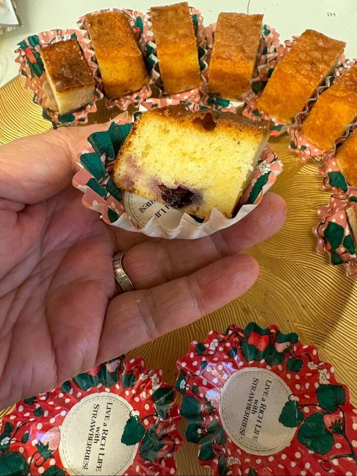 ブルーベリーのヨーグルトケーキ!