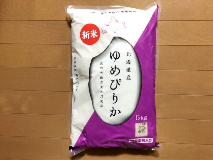 お米を持った感じが違います