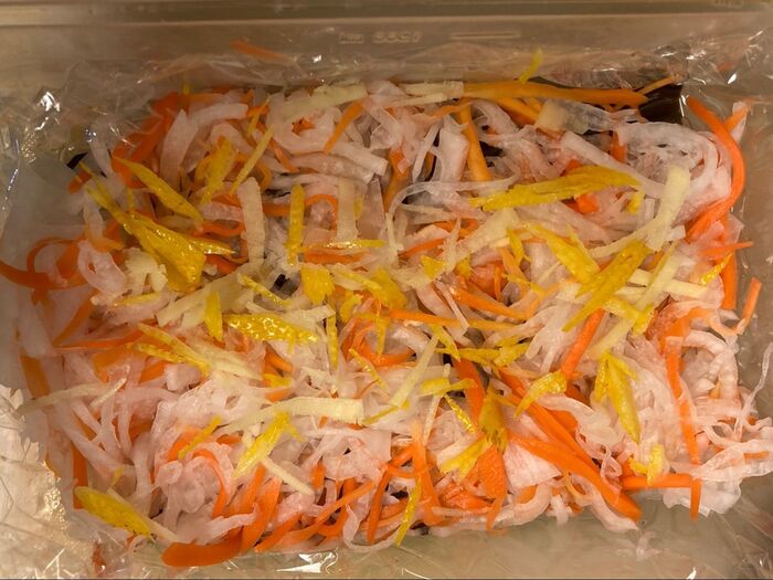 <鮭の飯寿司>は北海道の郷土料理