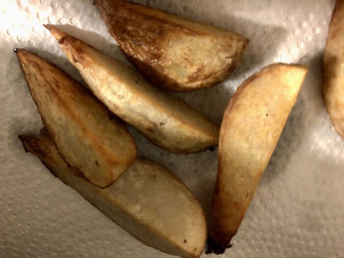 仕上げに岩塩を振って完成です