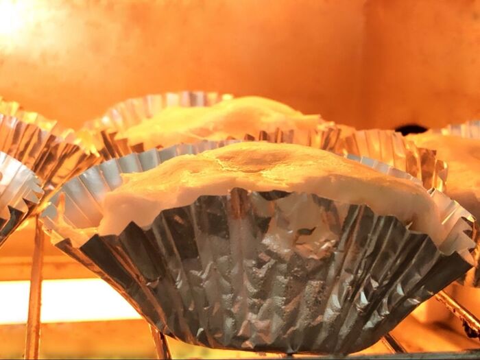 トースターで5分程焼きます