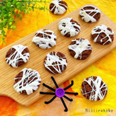 3分で!ハロウィンくもの巣クッキー