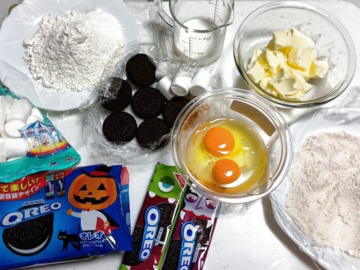 オレオケーキを作ります。