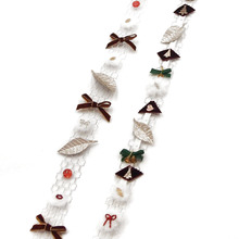 金網ベースの「クリスマスガーランド」です~。親子で楽しく作れます!!