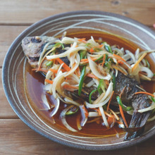 【天然魚クエスト】いさきの南蛮漬け