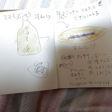 マヨネーズ入りオムレツ