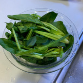 青菜の下茹でズボラ流