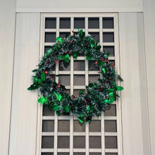 節約クリスマスリース