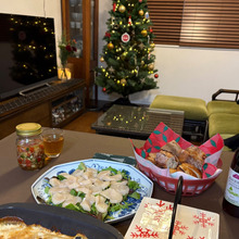 テキスタイルで簡単にクリスマス気分