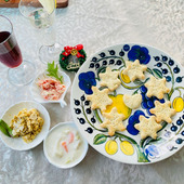 大人のクリスマス!手作りクラッカーでカナッペ