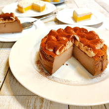 使ったのはあの食材~!生クリームなしでも濃厚!チョコ風ココアバスクチーズ