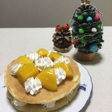 材料3つだけ!クリスマスにマンゴーケーキ作ったよ